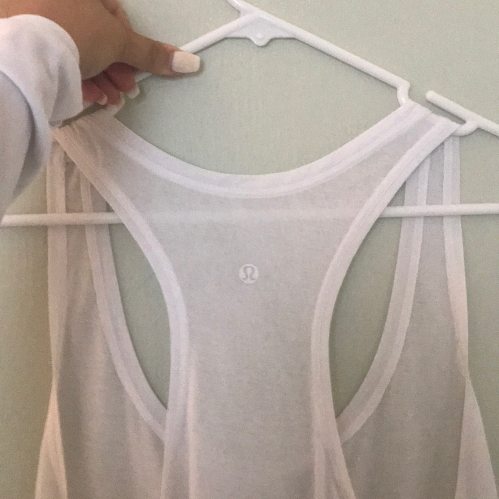 Lulu lemon White Tank Top